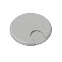 Axessline Cable Grommet - Large, Ø 80 mm, silver